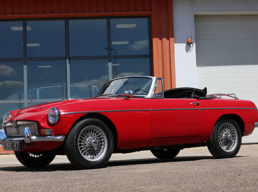 MG C Cabriolet Rouge 1968