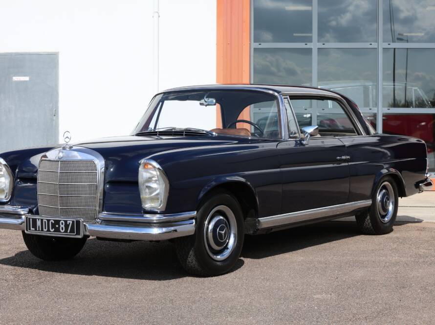 Mercedes 250 SE Coupe Bleue 1966