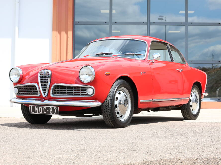 Alfa Roméo Giulia Sprint 1600 Rouge 1963
