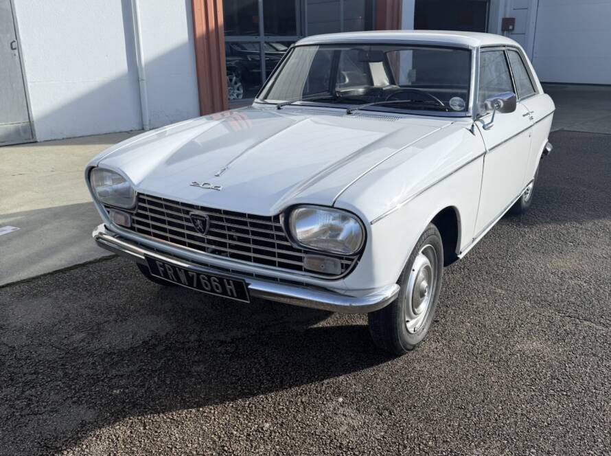 Peugeot 204 Coupé Blanche 1967