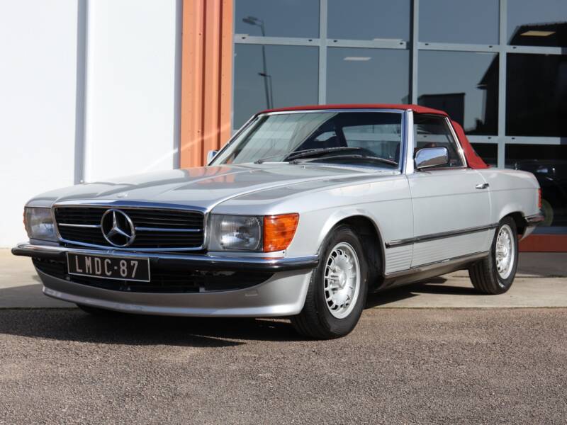 Mercedes 280 SL Type R107 Cabriolet Grise 1984