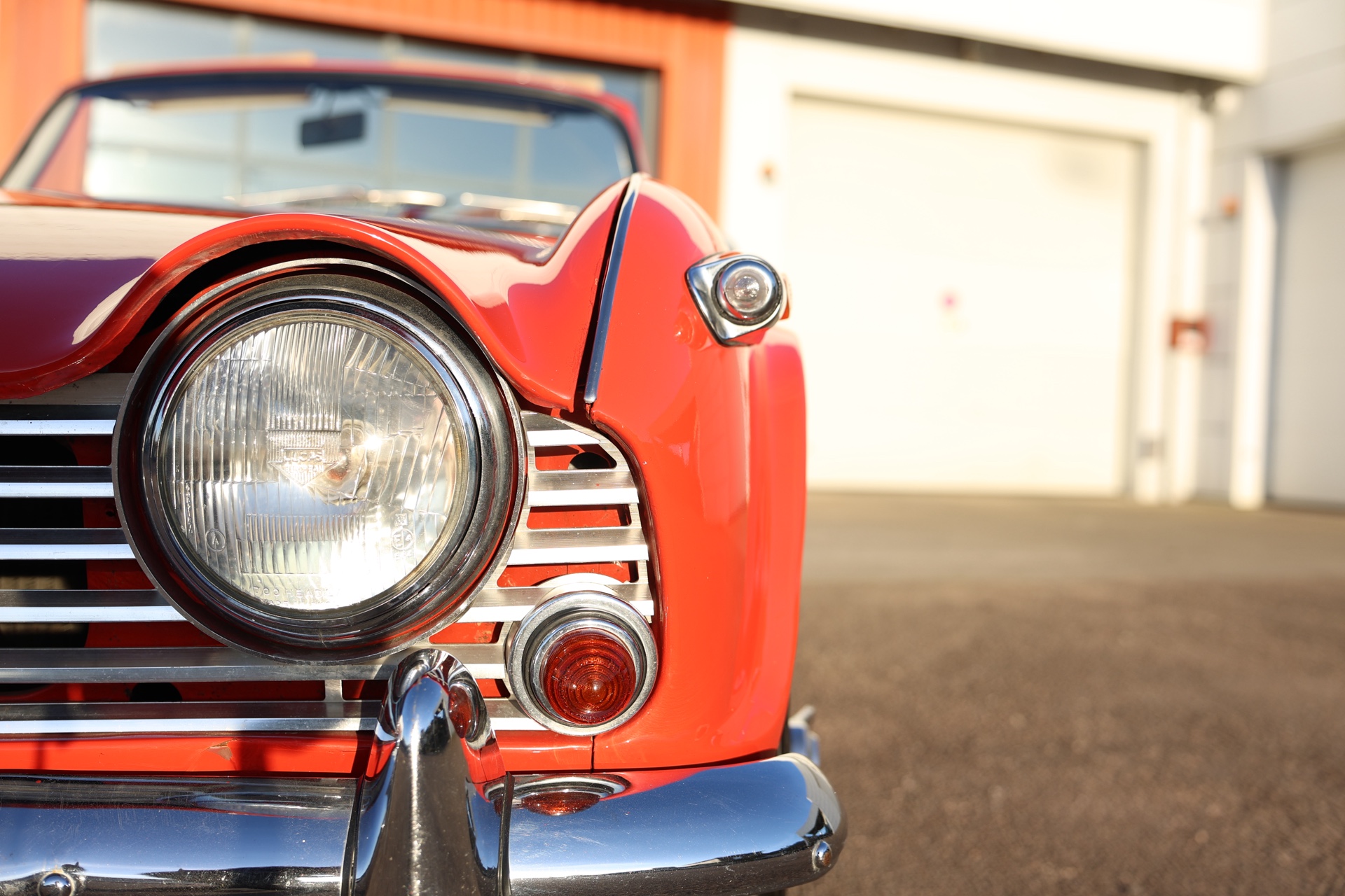 Triumph TR4 A IRS Cabriolet Rouge 1965 – Image 15