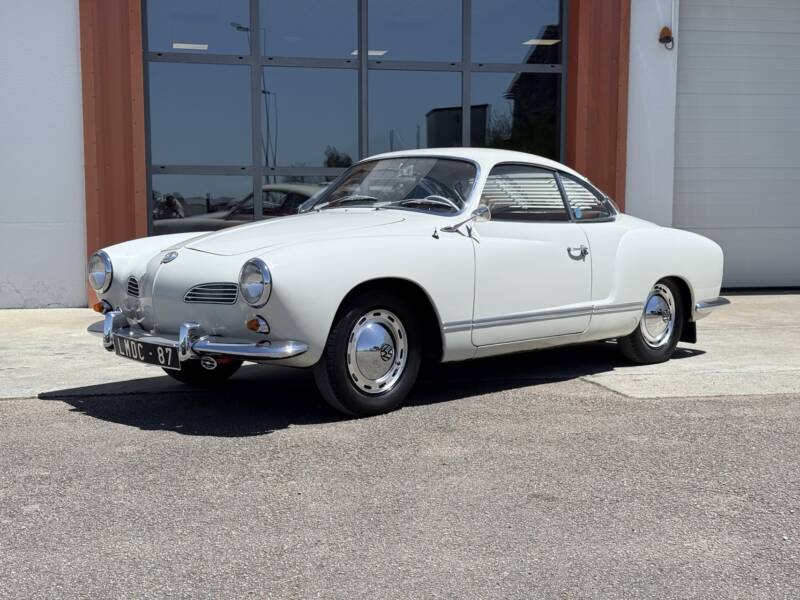 VW Karmann Ghia Blanc Perle 1963