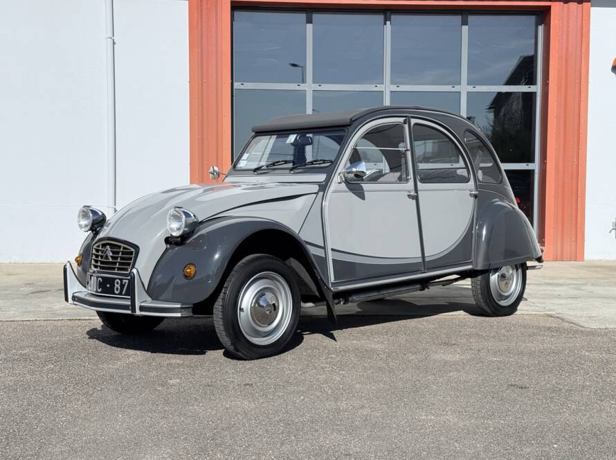 Citroën 2CV6 Charleston bicolore grise 1986