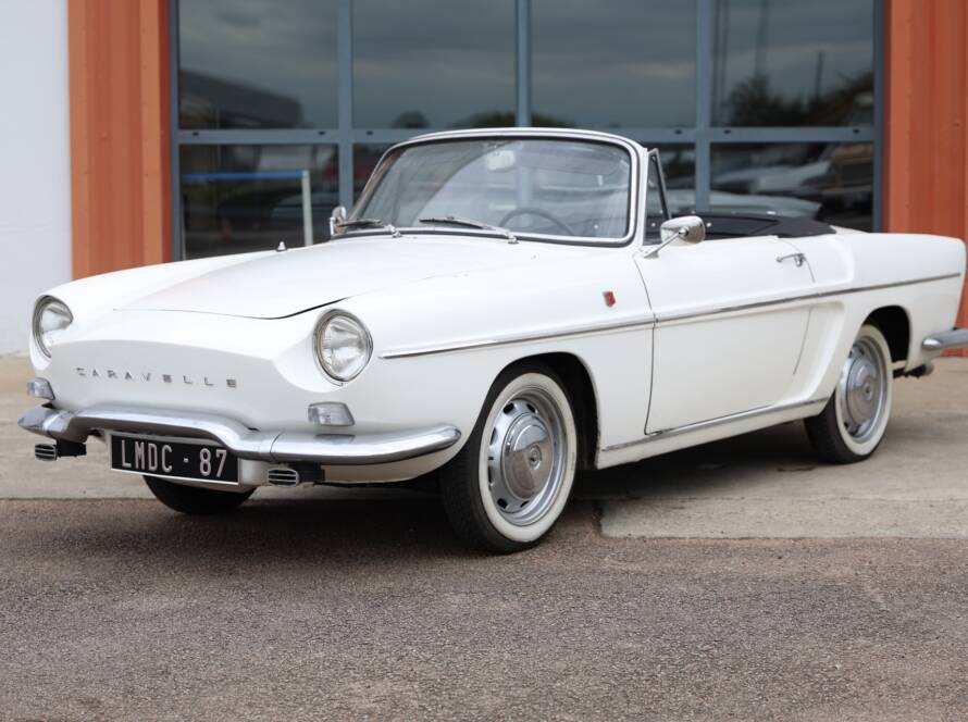 Renault Caravelle 1100 Cabriolet Blanche 1965