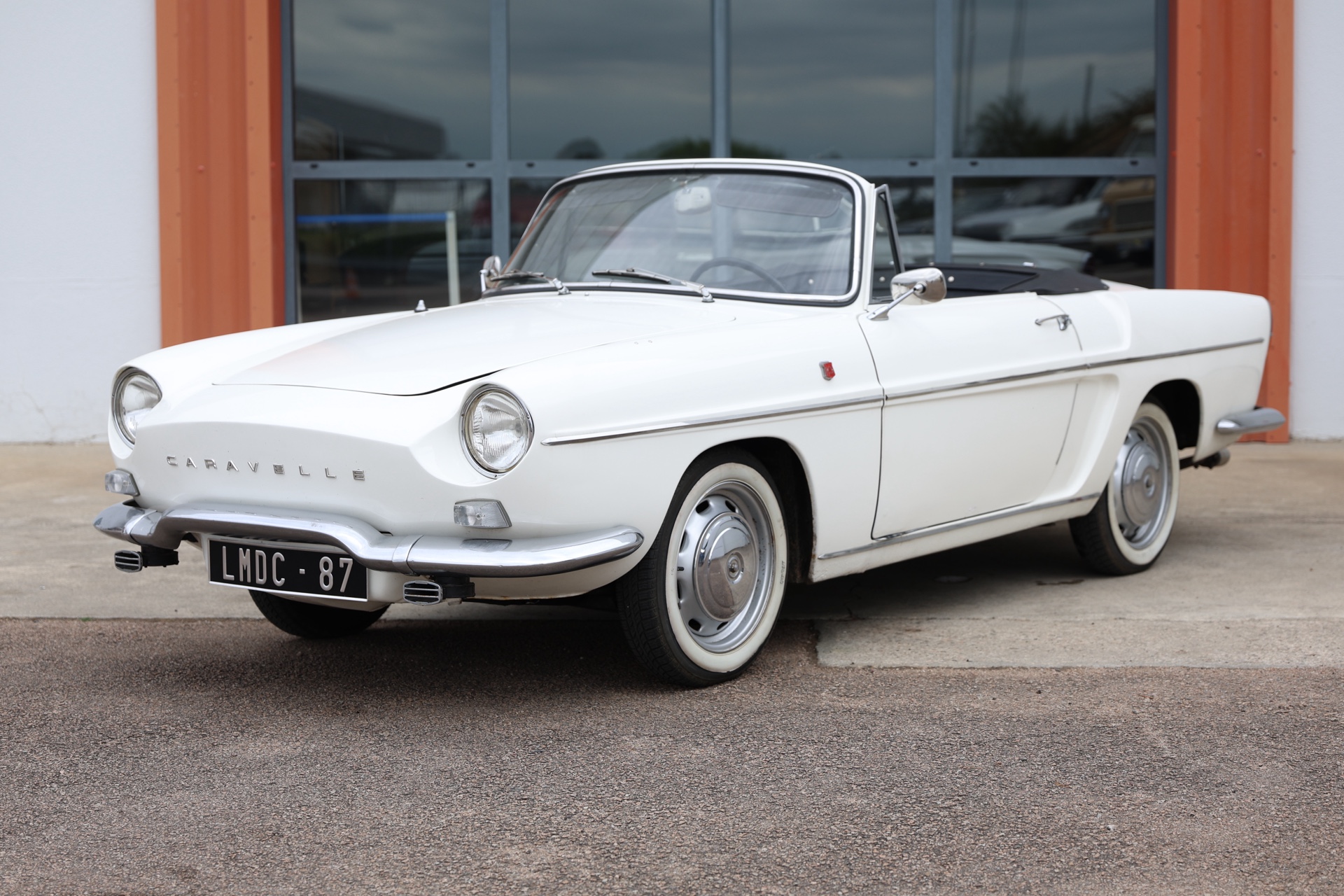 Renault Caravelle 1100 Cabriolet Blanche 1965