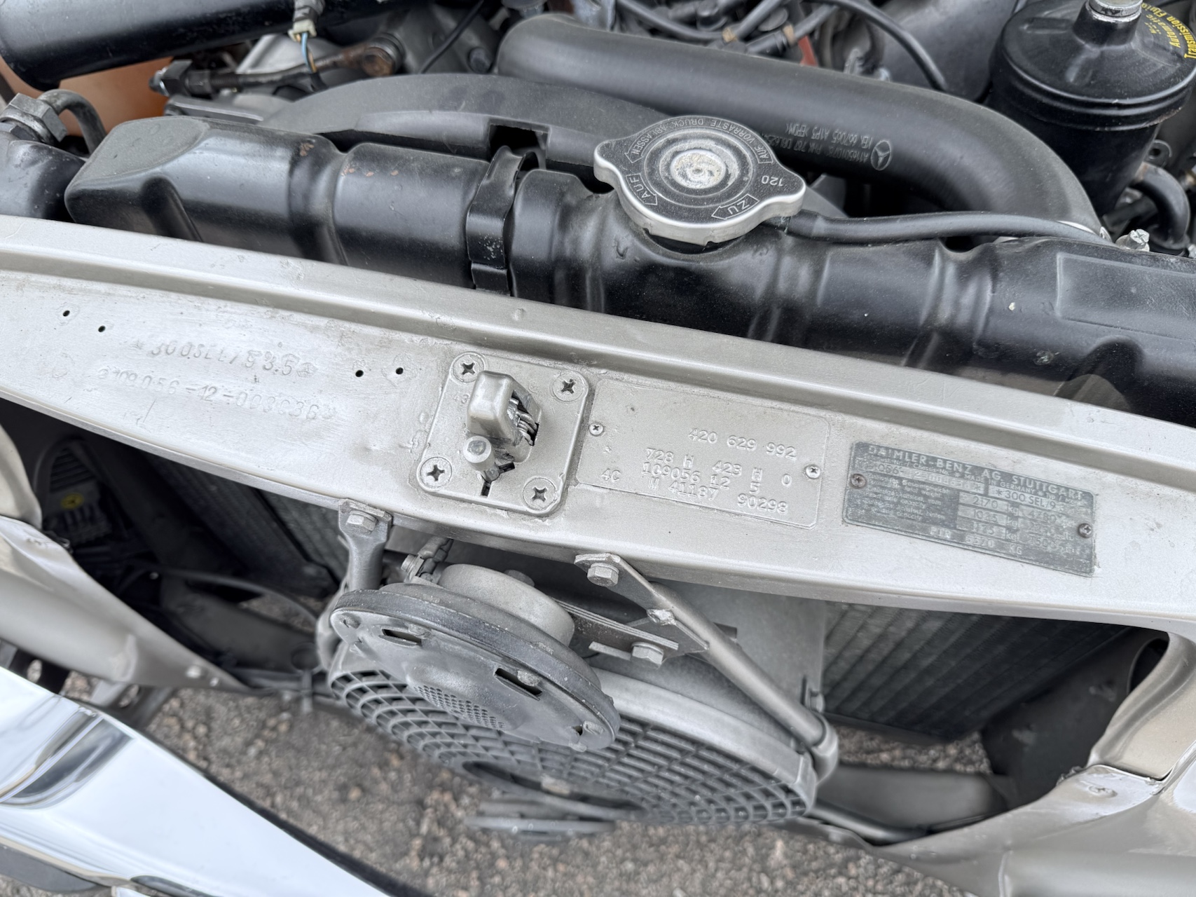 Mercedes 300 SEL 3.5 Type W109 Marron 1972 – Image 28
