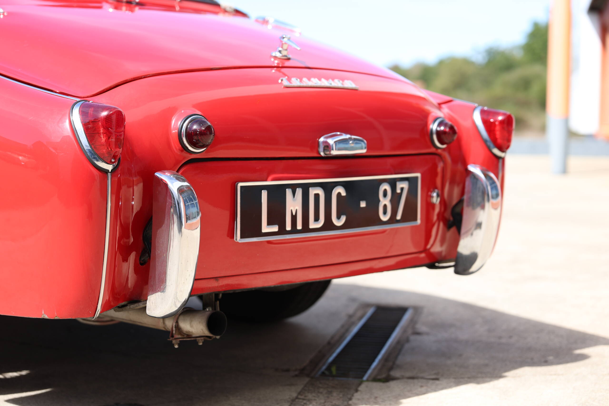 Triumph TR3B Rouge 1962 – Image 9