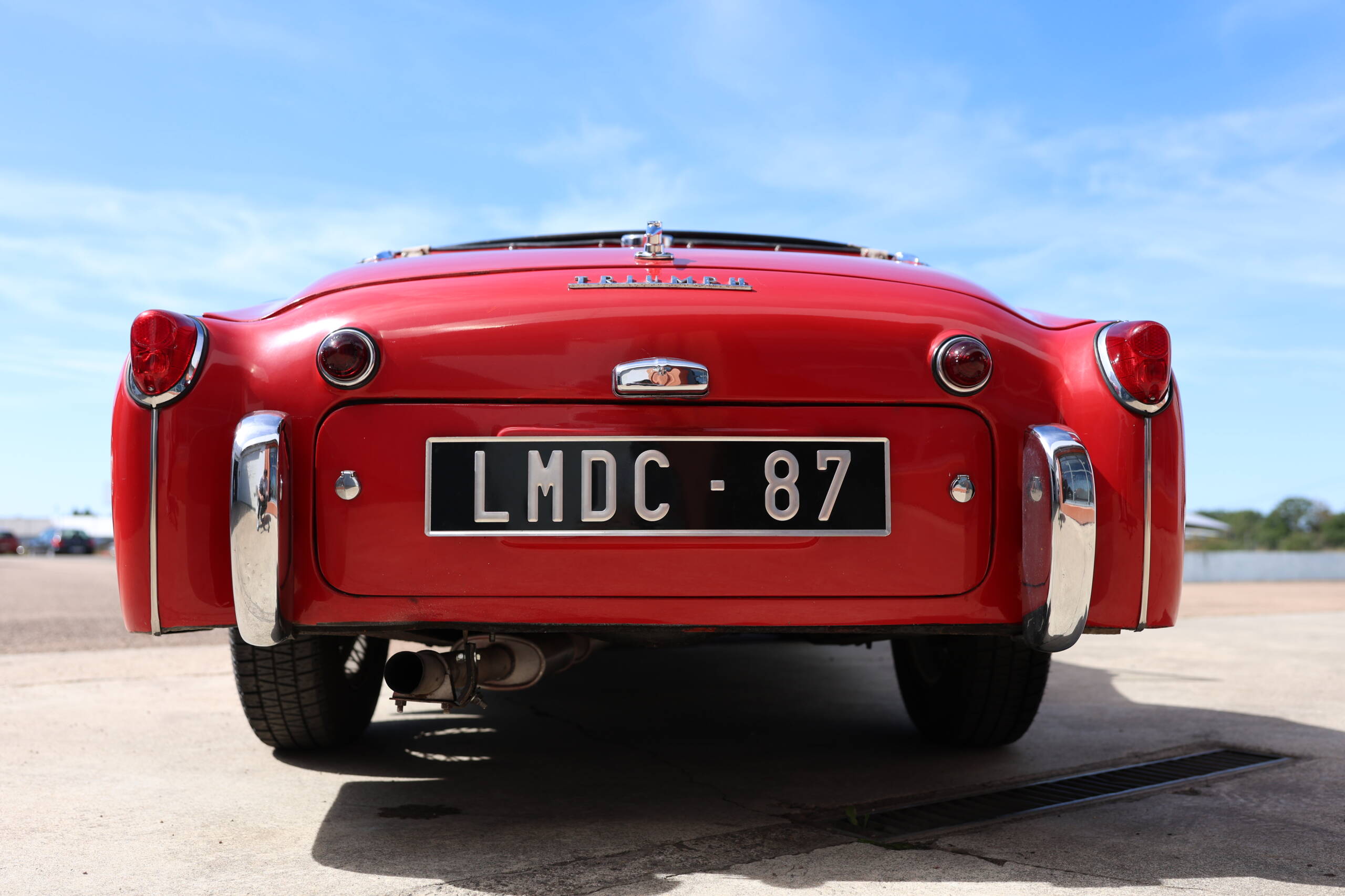 Triumph TR3B Rouge 1962 – Image 10